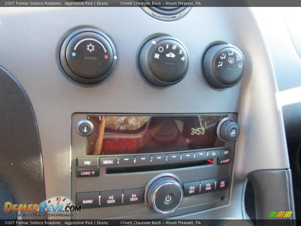 2007 Pontiac Solstice Roadster Aggressive Red / Ebony Photo #24