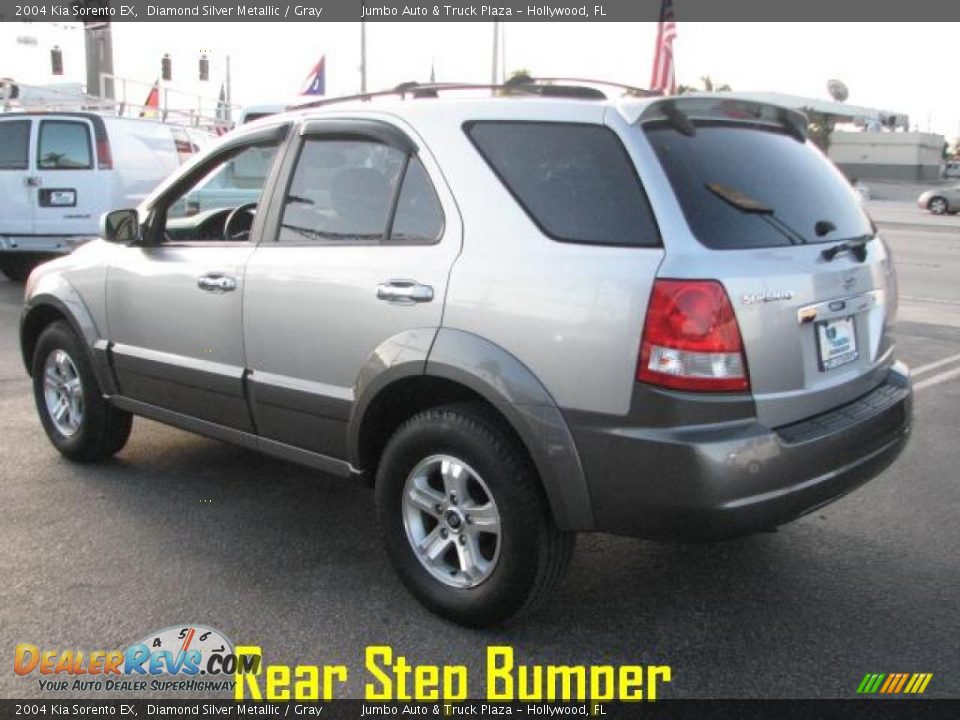 2004 Kia Sorento EX Diamond Silver Metallic / Gray Photo #7