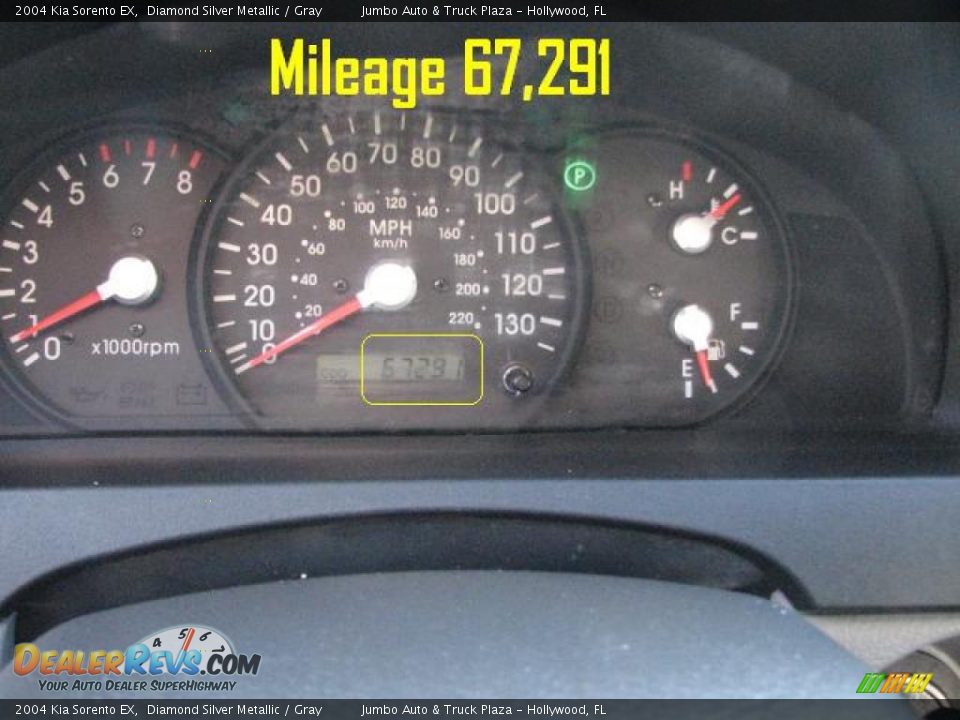 2004 Kia Sorento EX Diamond Silver Metallic / Gray Photo #24