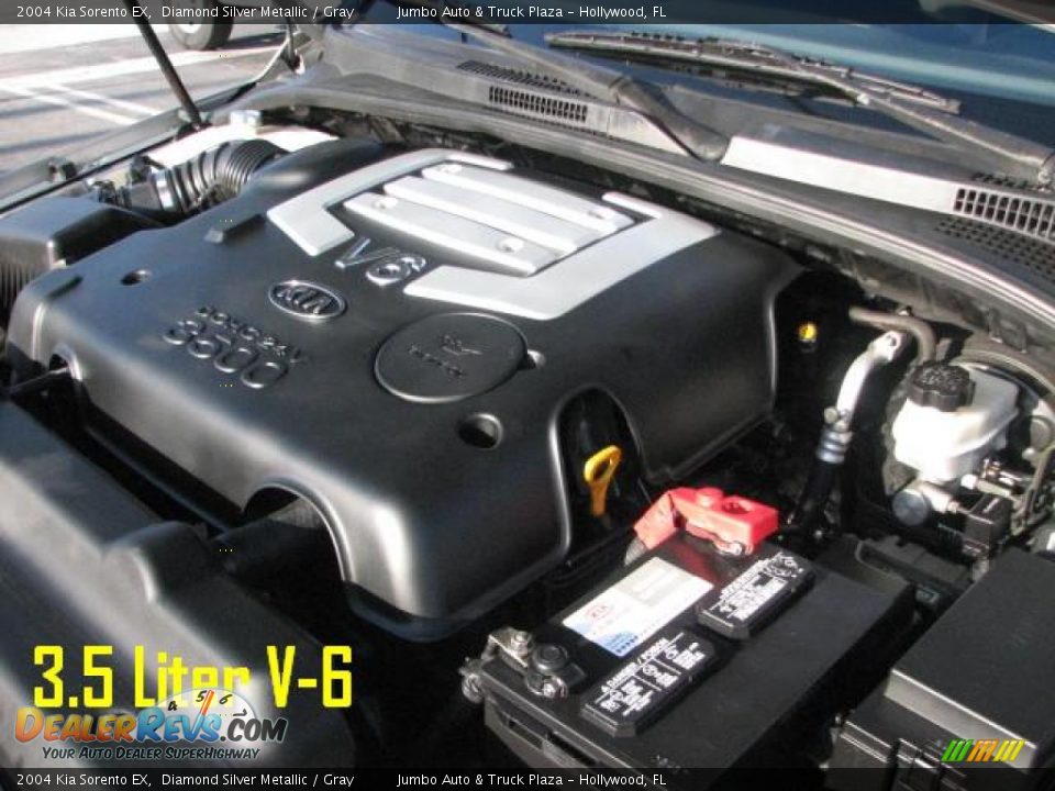 2004 Kia Sorento EX Diamond Silver Metallic / Gray Photo #31