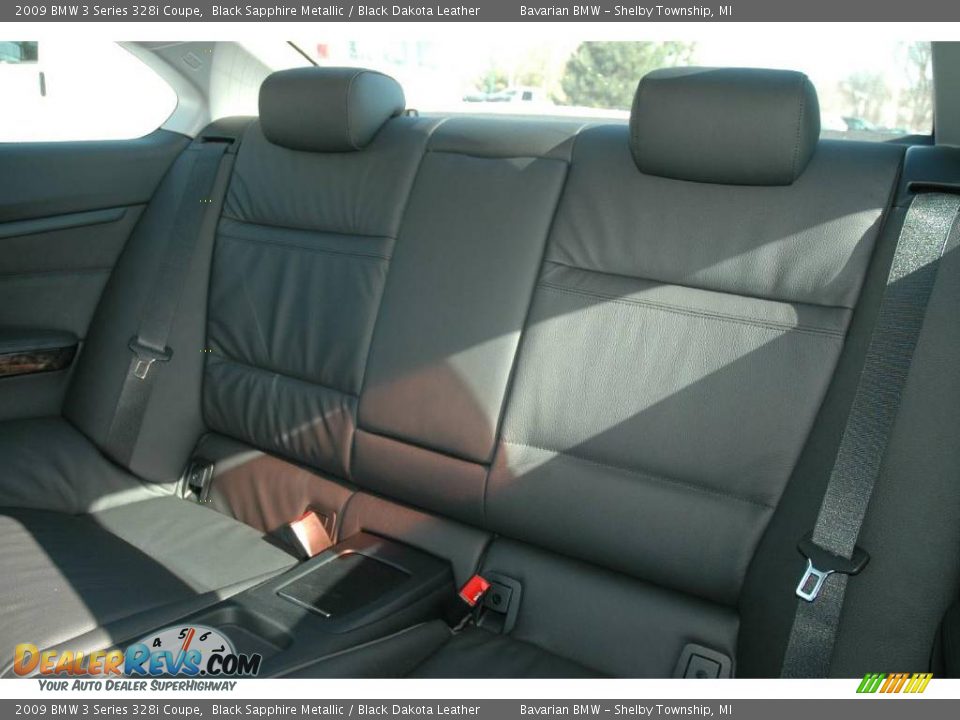 2009 BMW 3 Series 328i Coupe Black Sapphire Metallic / Black Dakota Leather Photo #11