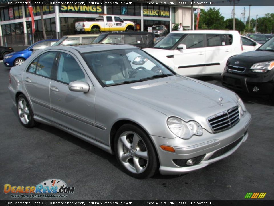 2005 Mercedes-Benz C 230 Kompressor Sedan Iridium Silver Metallic / Ash Photo #1