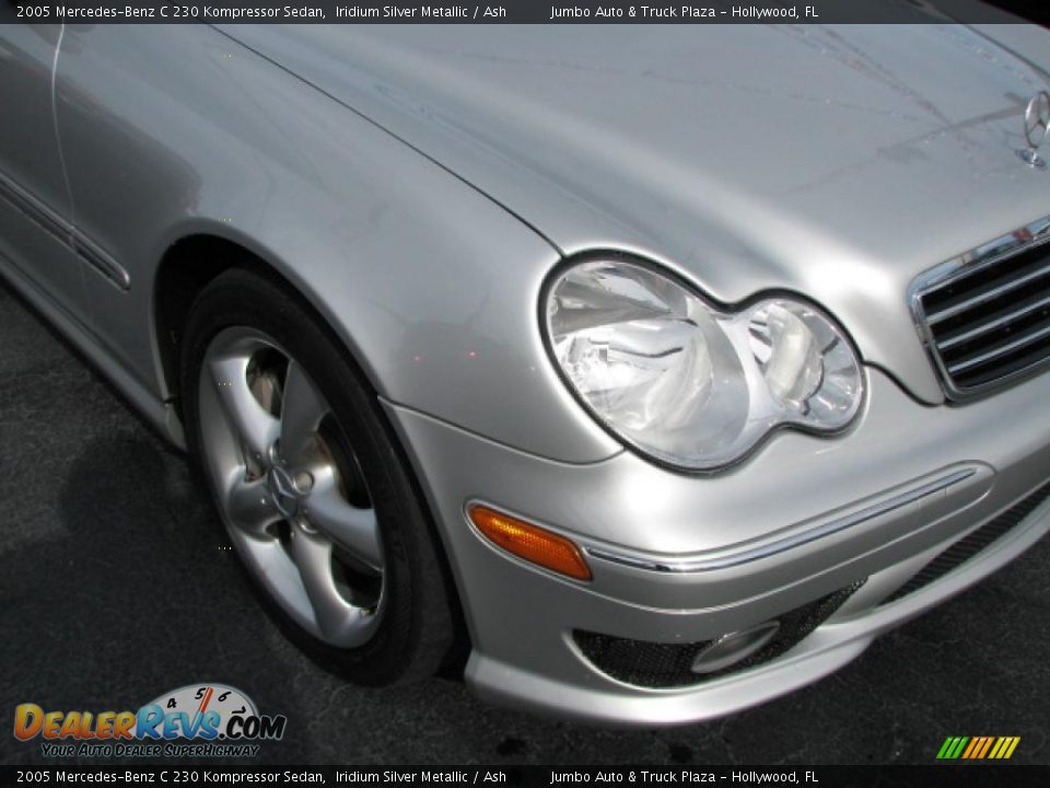 2005 Mercedes-Benz C 230 Kompressor Sedan Iridium Silver Metallic / Ash Photo #2