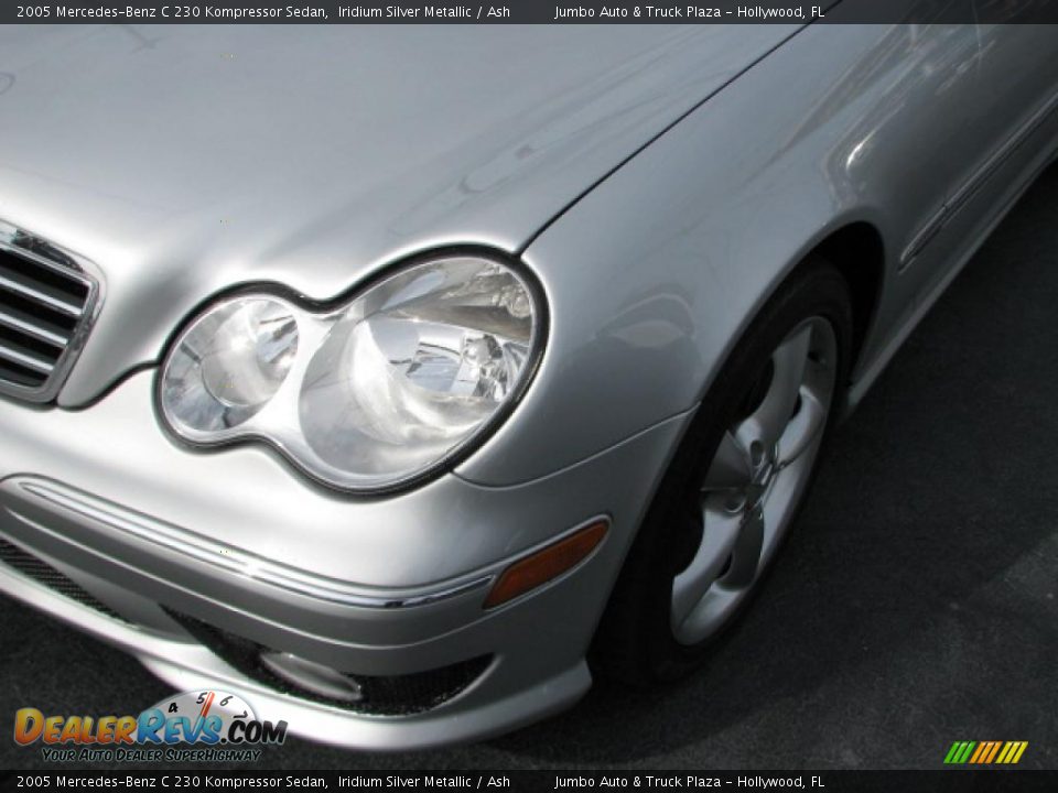 2005 Mercedes-Benz C 230 Kompressor Sedan Iridium Silver Metallic / Ash Photo #4