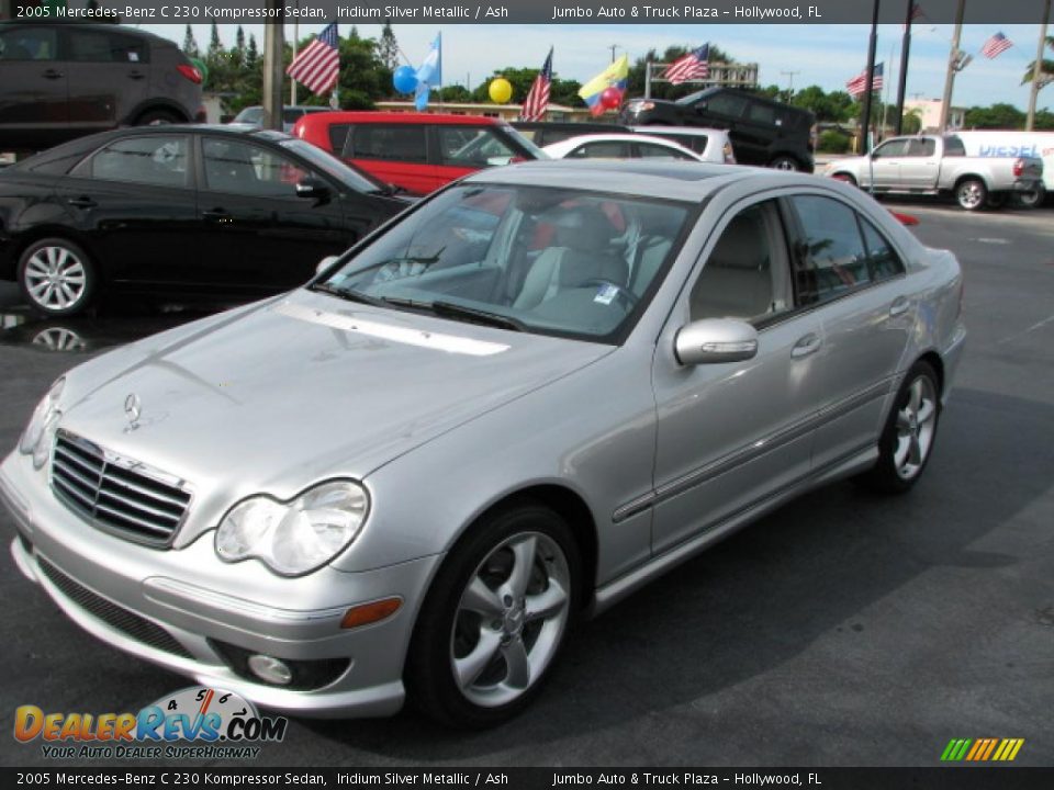 2005 Mercedes-Benz C 230 Kompressor Sedan Iridium Silver Metallic / Ash Photo #5