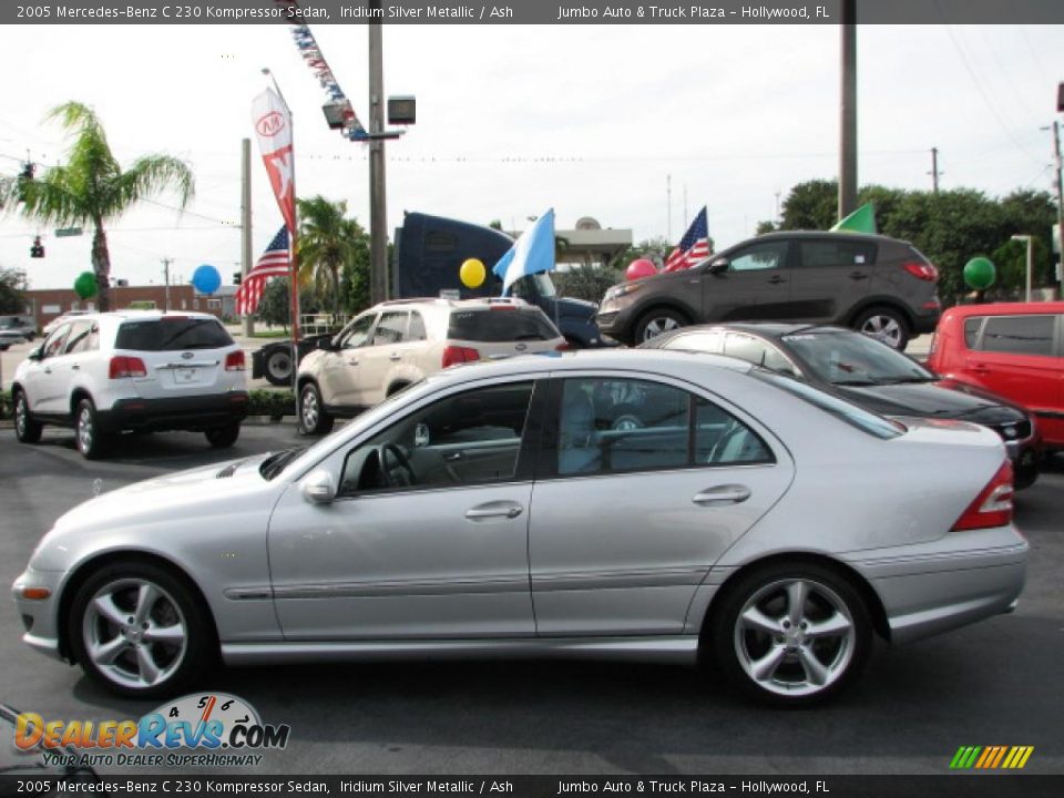 2005 Mercedes-Benz C 230 Kompressor Sedan Iridium Silver Metallic / Ash Photo #6