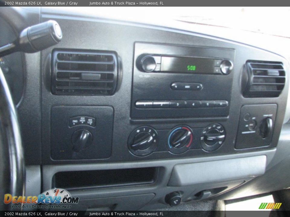 2002 Mazda 626 LX Galaxy Blue / Gray Photo #17