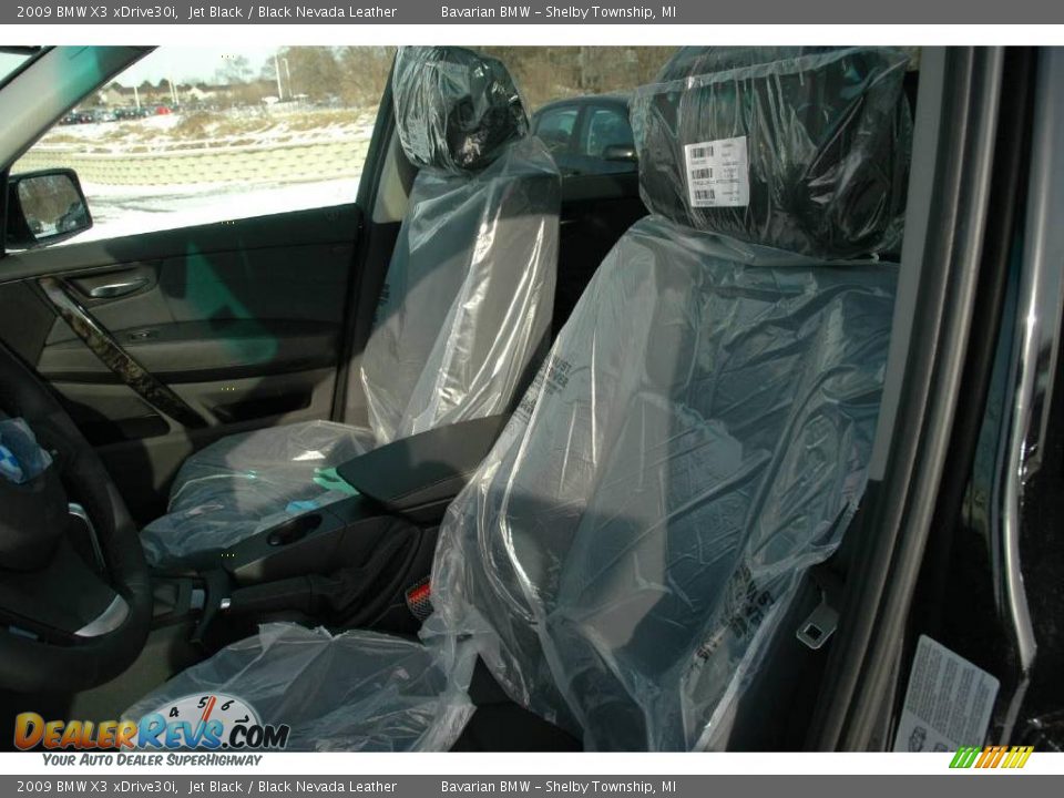 2009 BMW X3 xDrive30i Jet Black / Black Nevada Leather Photo #11