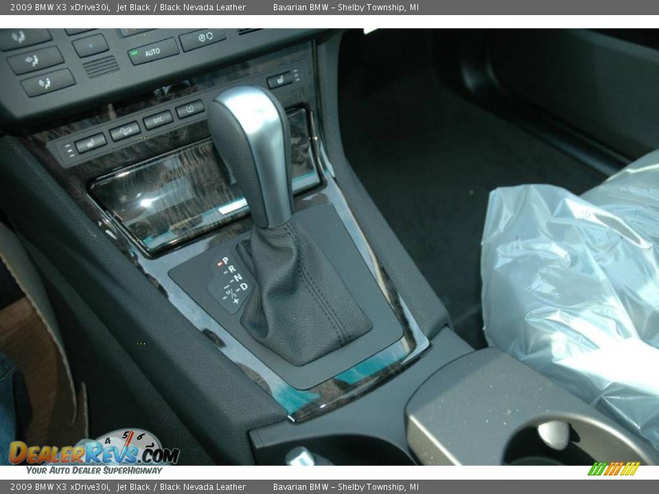 2009 BMW X3 xDrive30i Jet Black / Black Nevada Leather Photo #14