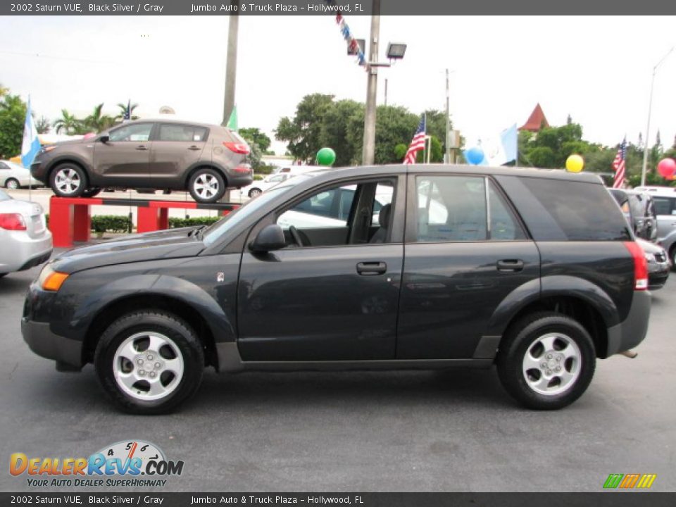 2002 Saturn VUE Black Silver / Gray Photo #6