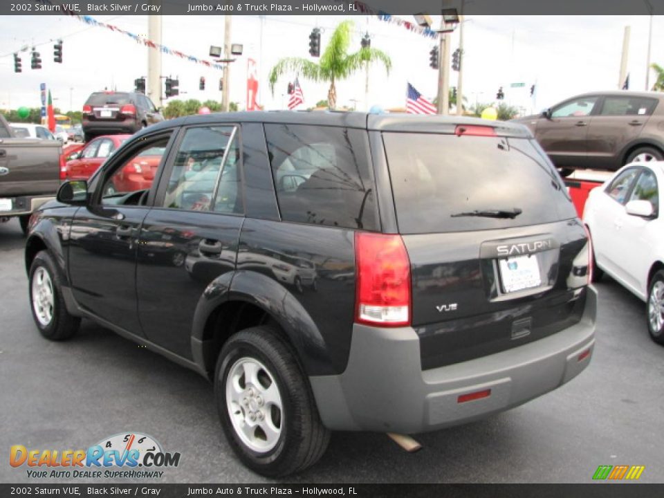 2002 Saturn VUE Black Silver / Gray Photo #7
