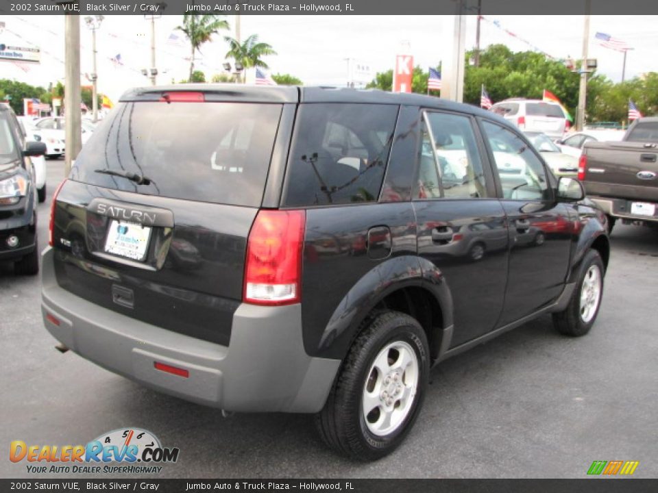 2002 Saturn VUE Black Silver / Gray Photo #9