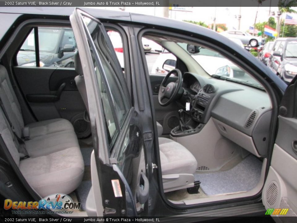 2002 Saturn VUE Black Silver / Gray Photo #11