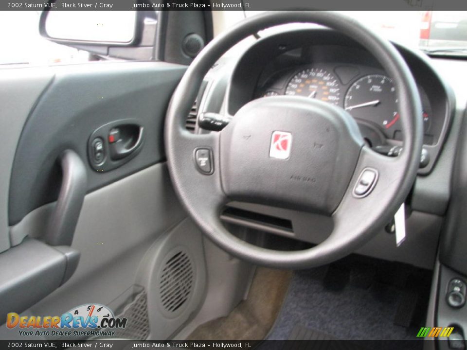 2002 Saturn VUE Black Silver / Gray Photo #18