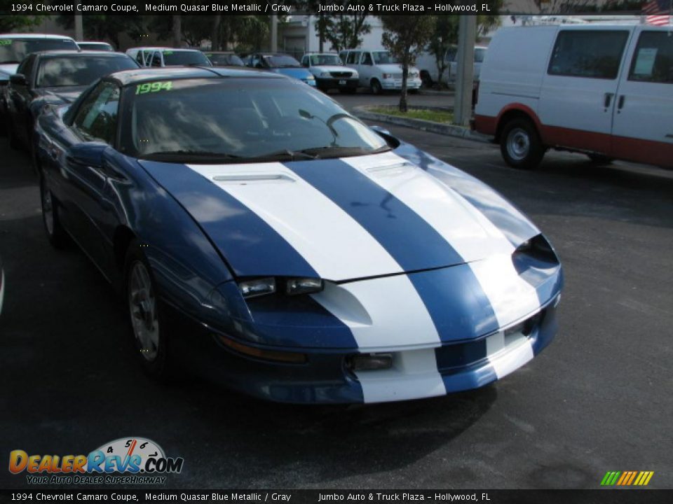 1994 Chevrolet Camaro Coupe Medium Quasar Blue Metallic / Gray Photo #1