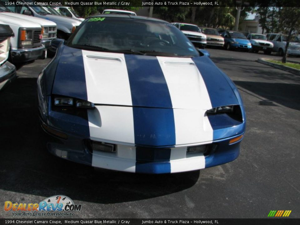 1994 Chevrolet Camaro Coupe Medium Quasar Blue Metallic / Gray Photo #3