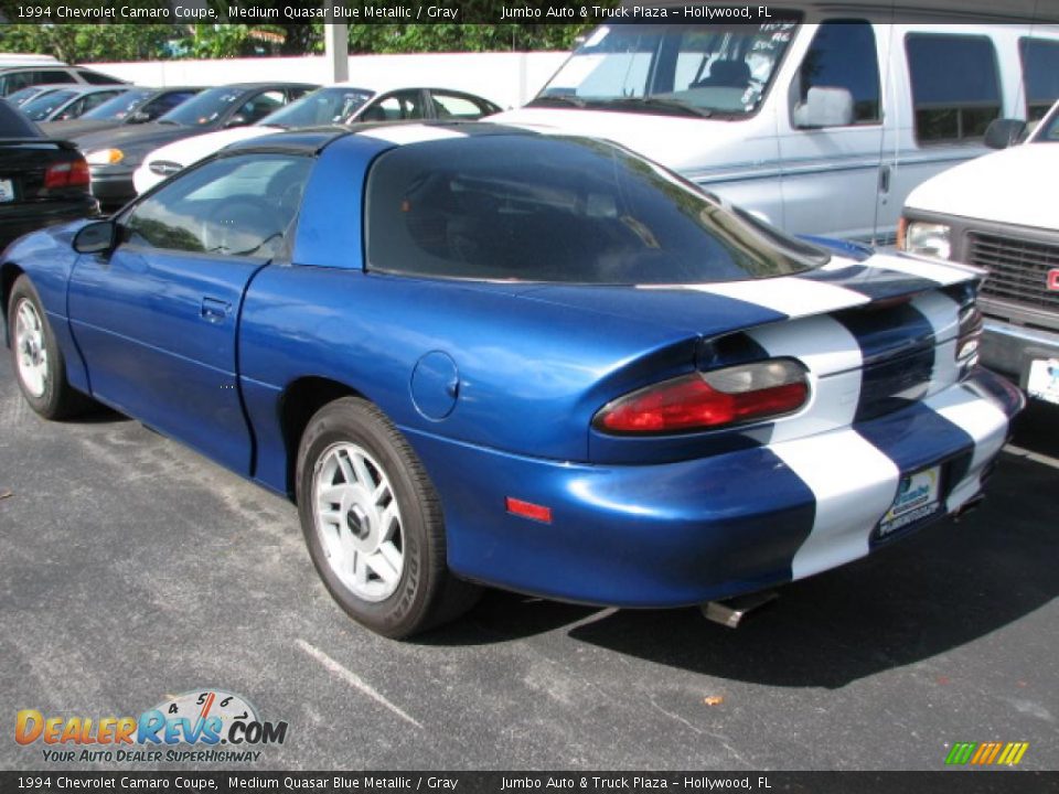1994 Chevrolet Camaro Coupe Medium Quasar Blue Metallic / Gray Photo #7