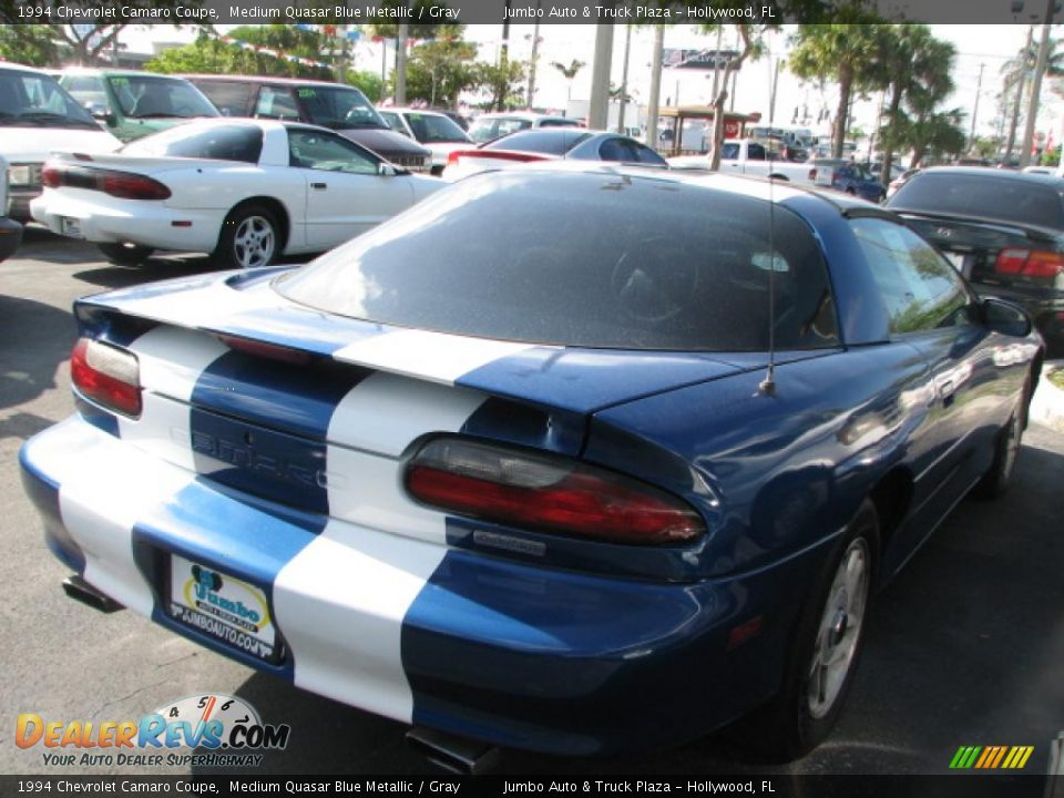 1994 Chevrolet Camaro Coupe Medium Quasar Blue Metallic / Gray Photo #9