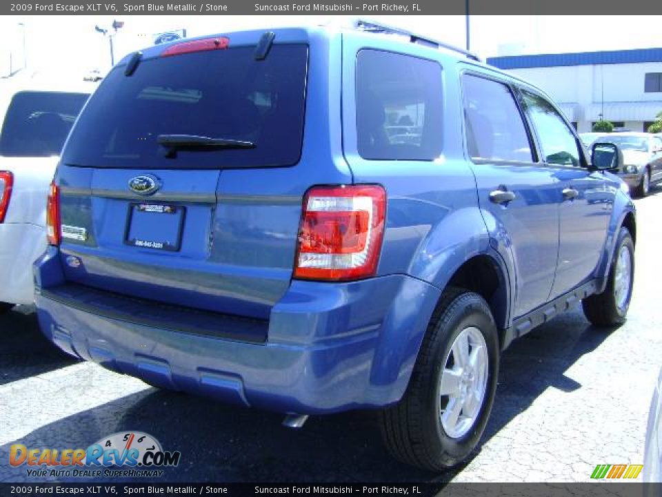 2009 Ford Escape XLT V6 Sport Blue Metallic / Stone Photo #2