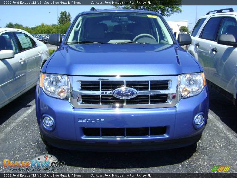 2009 Ford Escape XLT V6 Sport Blue Metallic / Stone Photo #3