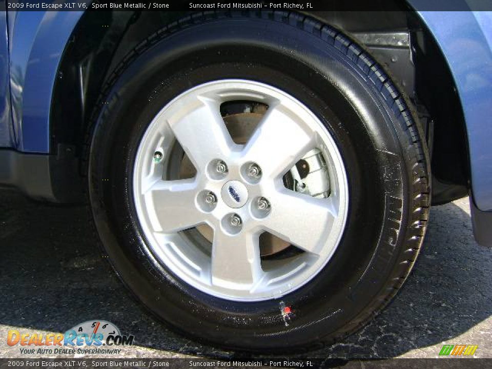 2009 Ford Escape XLT V6 Sport Blue Metallic / Stone Photo #5