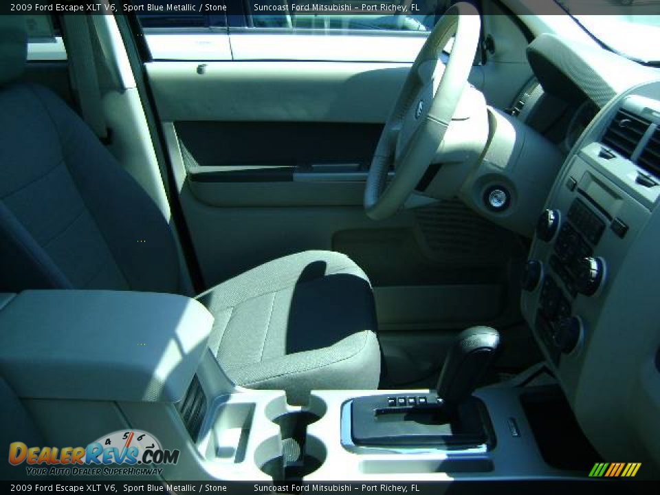 2009 Ford Escape XLT V6 Sport Blue Metallic / Stone Photo #6