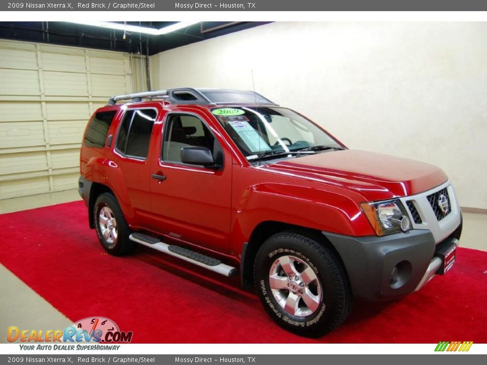 2009 Nissan Xterra X Red Brick / Graphite/Steel Photo #1