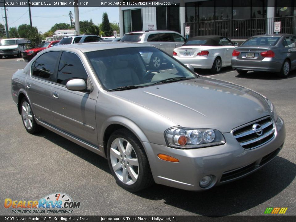 2003 Nissan Maxima GLE Sterling Mist / Frost Photo #1