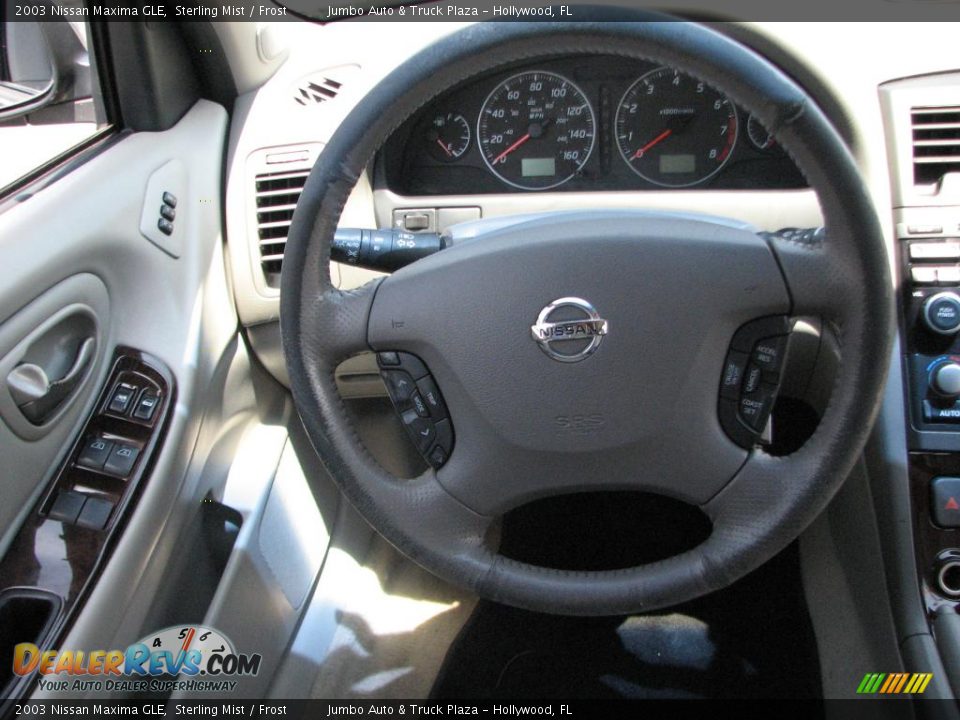 2003 Nissan Maxima GLE Sterling Mist / Frost Photo #15