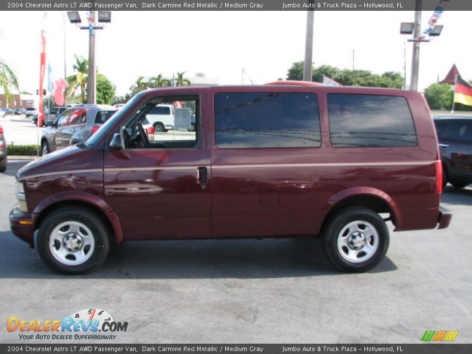 Dark Carmine Red Metallic 2004 Chevrolet Astro LT AWD Passenger Van Photo #6