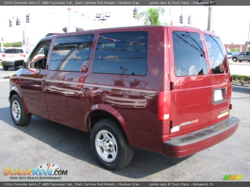 Dark Carmine Red Metallic 2004 Chevrolet Astro LT AWD Passenger Van Photo #7