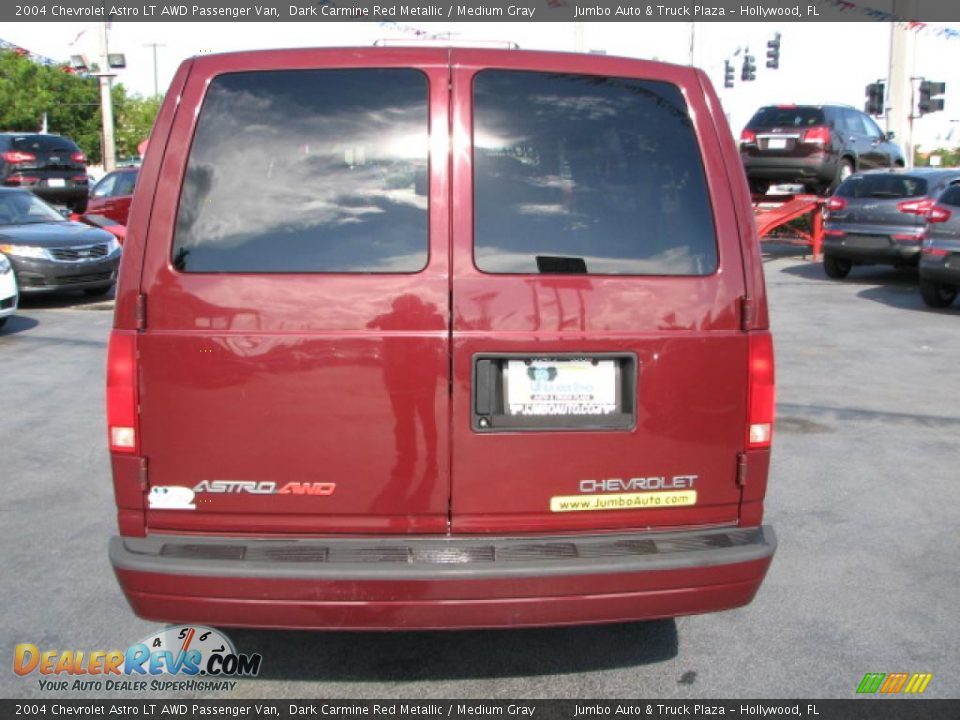 2004 Chevrolet Astro LT AWD Passenger Van Dark Carmine Red Metallic / Medium Gray Photo #8