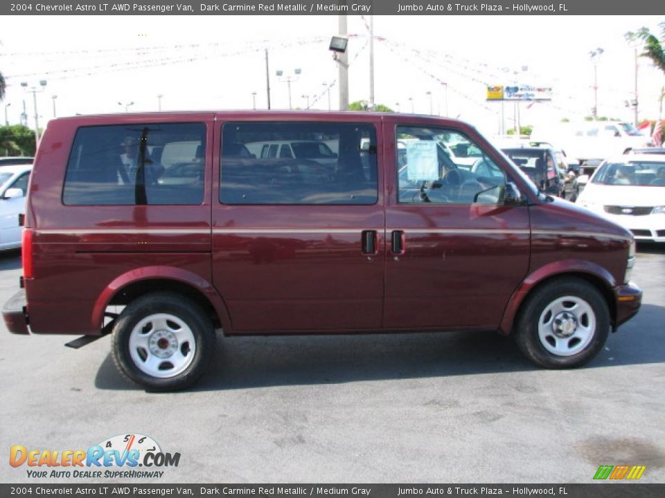 2004 Chevrolet Astro LT AWD Passenger Van Dark Carmine Red Metallic / Medium Gray Photo #10