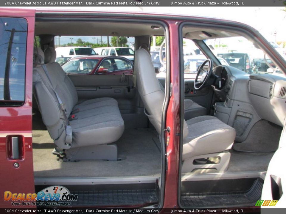 2004 Chevrolet Astro LT AWD Passenger Van Dark Carmine Red Metallic / Medium Gray Photo #11