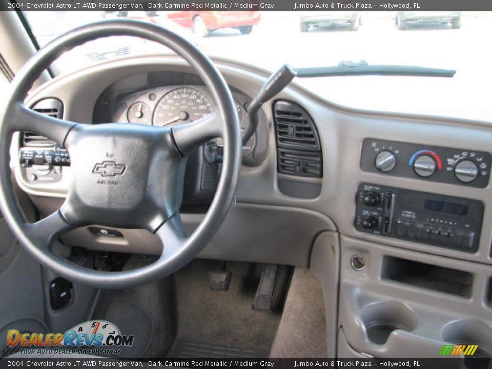 2004 Chevrolet Astro LT AWD Passenger Van Dark Carmine Red Metallic / Medium Gray Photo #17