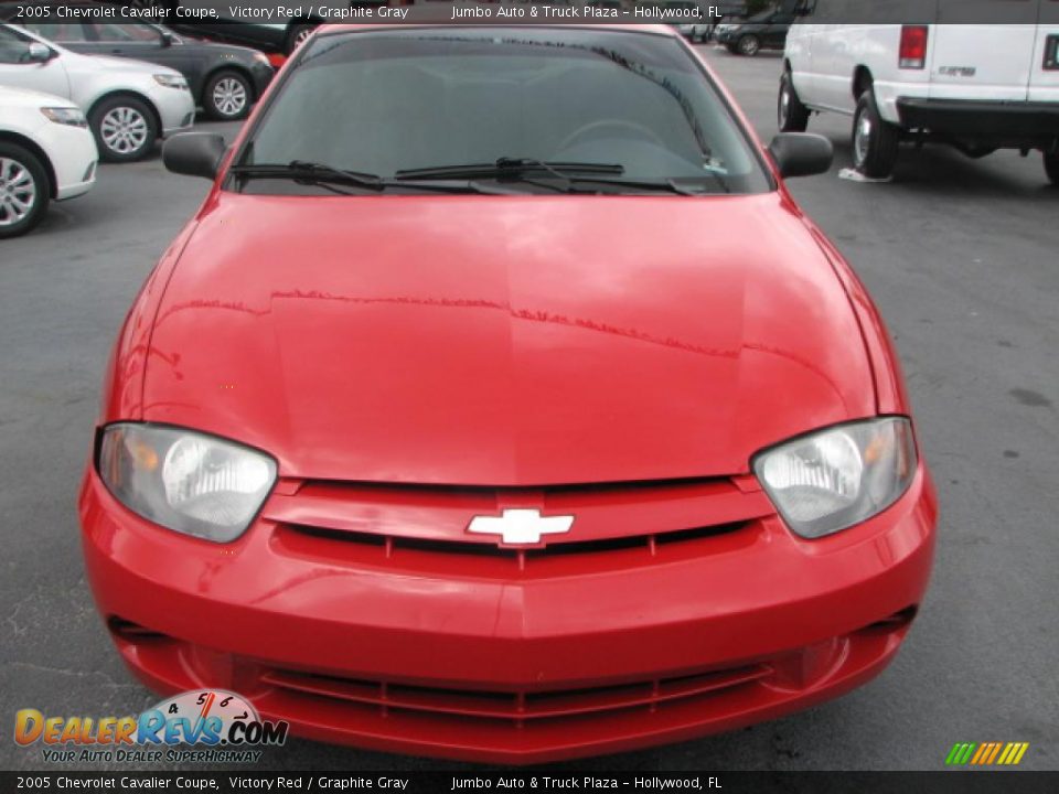 2005 Chevrolet Cavalier Coupe Victory Red / Graphite Gray Photo #3