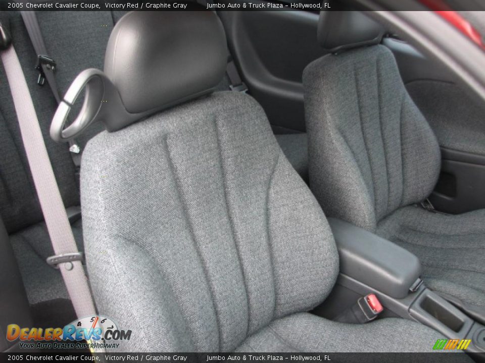 2005 Chevrolet Cavalier Coupe Victory Red / Graphite Gray Photo #12