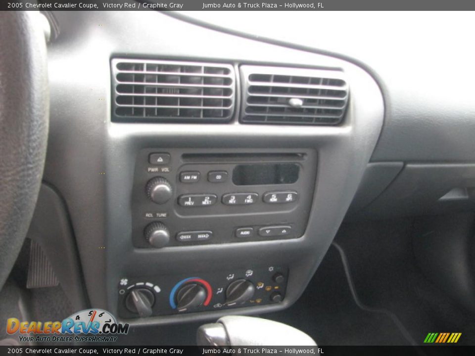 2005 Chevrolet Cavalier Coupe Victory Red / Graphite Gray Photo #14