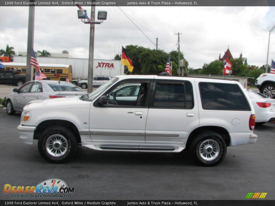 Oxford White 1998 Ford Explorer Limited 4x4 Photo #6