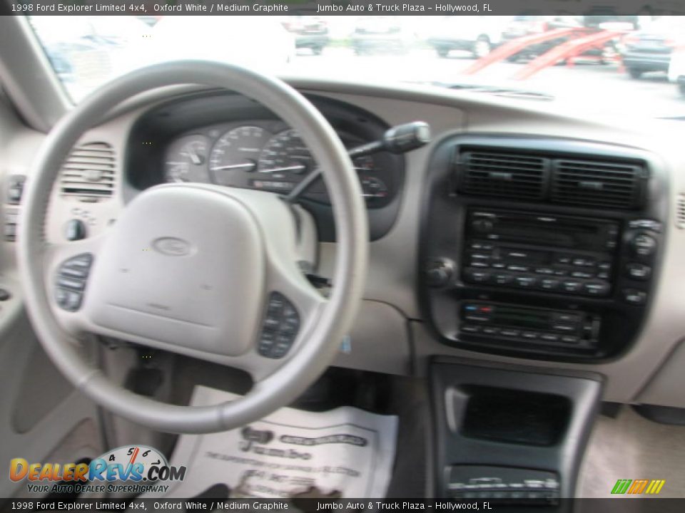 1998 Ford Explorer Limited 4x4 Oxford White / Medium Graphite Photo #14