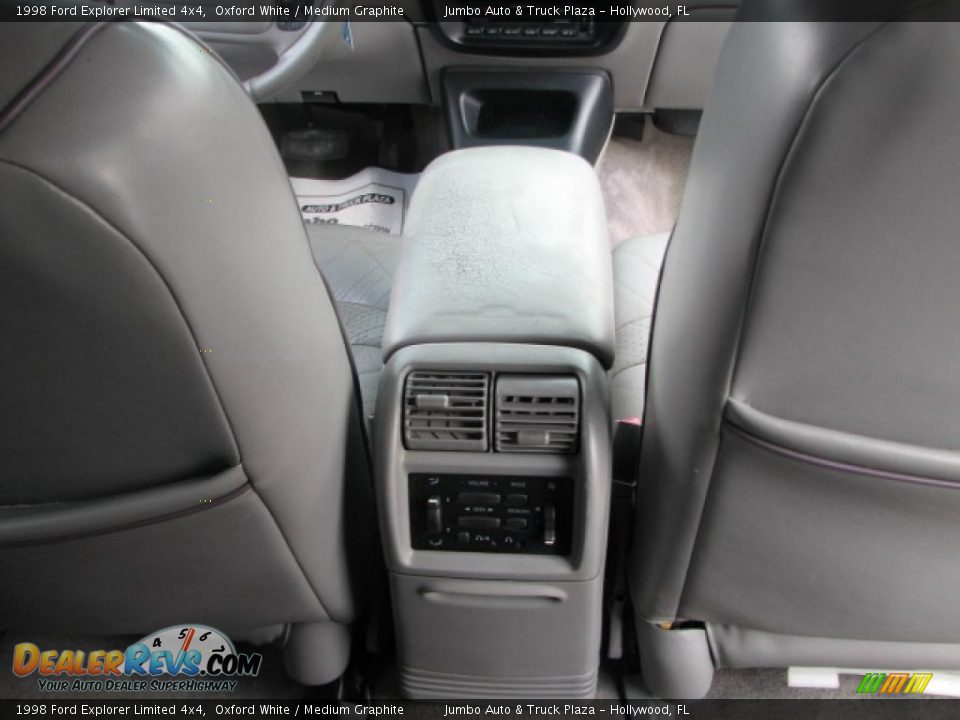 1998 Ford Explorer Limited 4x4 Oxford White / Medium Graphite Photo #16