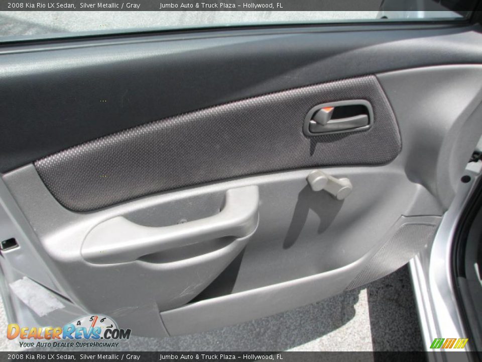 Door Panel of 2008 Kia Rio LX Sedan Photo #19