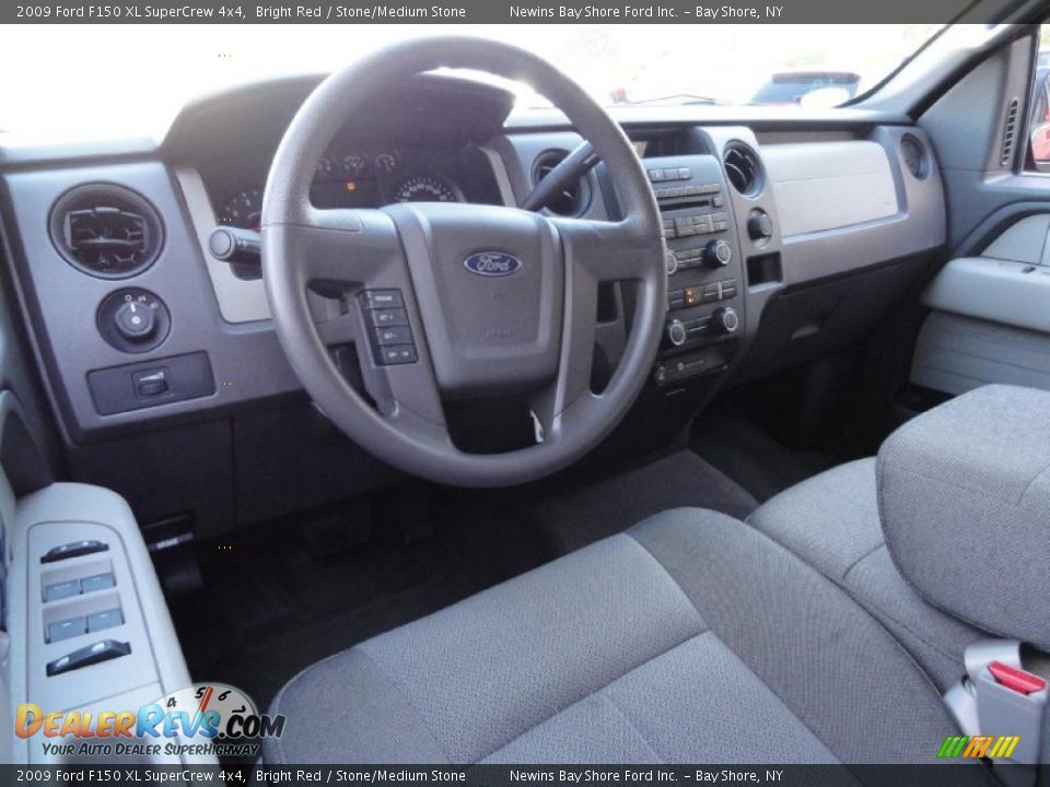 Stone Medium Stone Interior 2009 Ford F150 Xl Supercrew