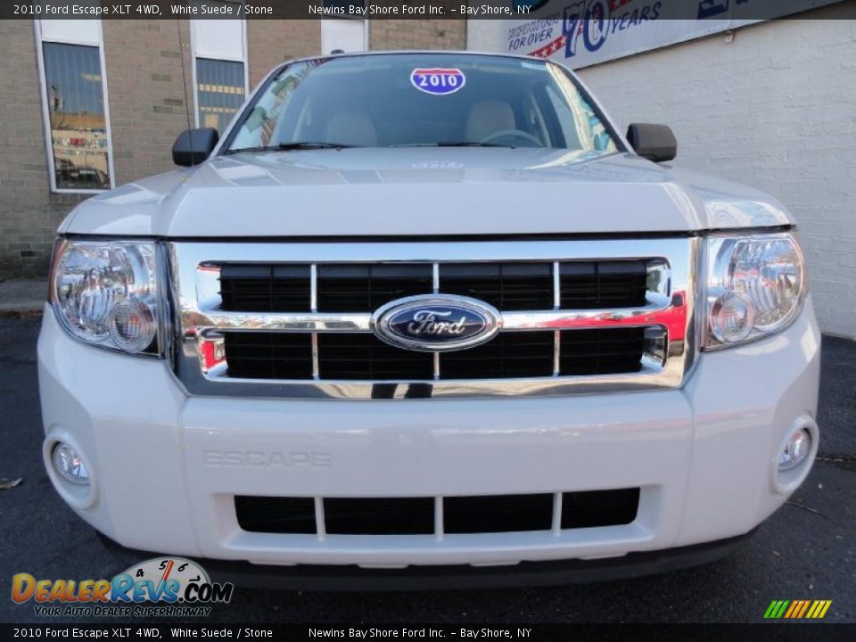 2010 Ford Escape XLT 4WD White Suede / Stone Photo #2
