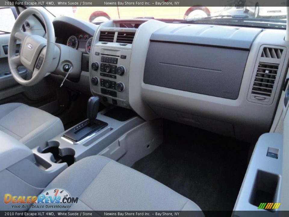 2010 Ford Escape XLT 4WD White Suede / Stone Photo #11