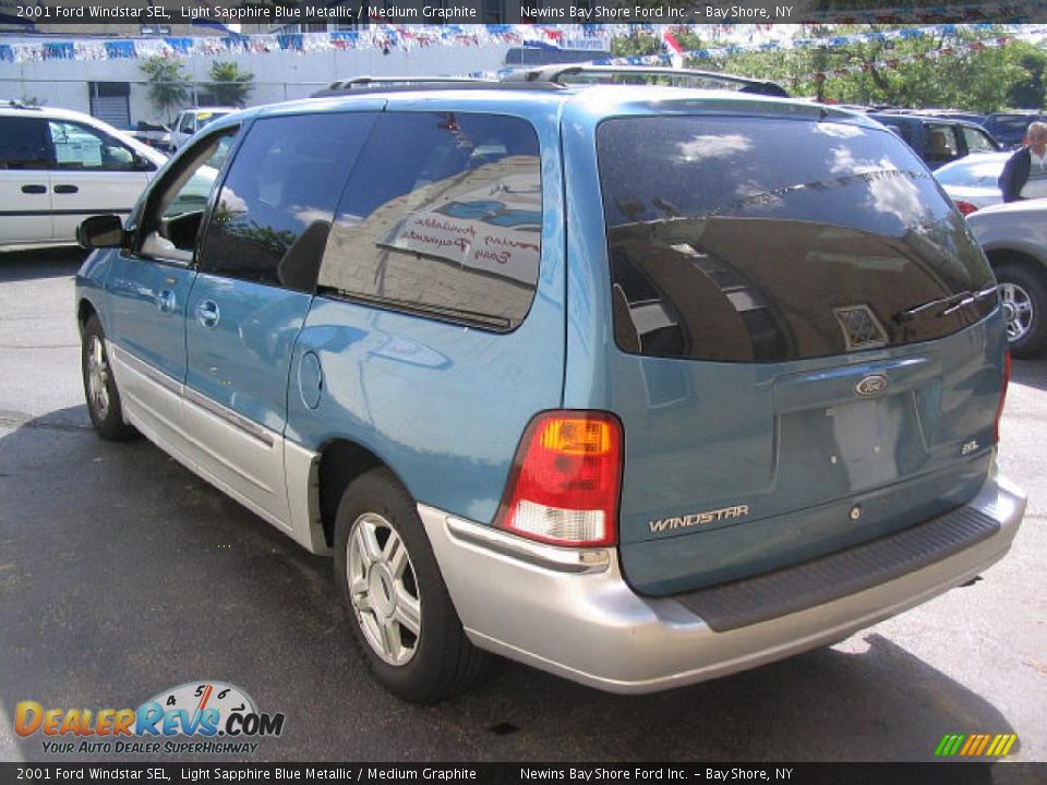 2001 Ford Windstar SEL Light Sapphire Blue Metallic / Medium Graphite Photo #5