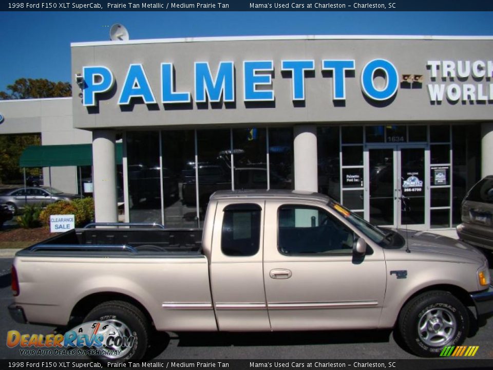 1998 Ford F150 XLT SuperCab Prairie Tan Metallic / Medium Prairie Tan Photo #1