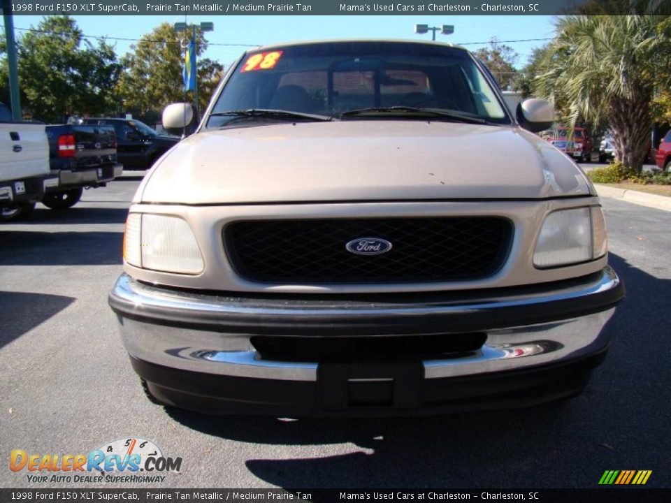 1998 Ford F150 XLT SuperCab Prairie Tan Metallic / Medium Prairie Tan Photo #3