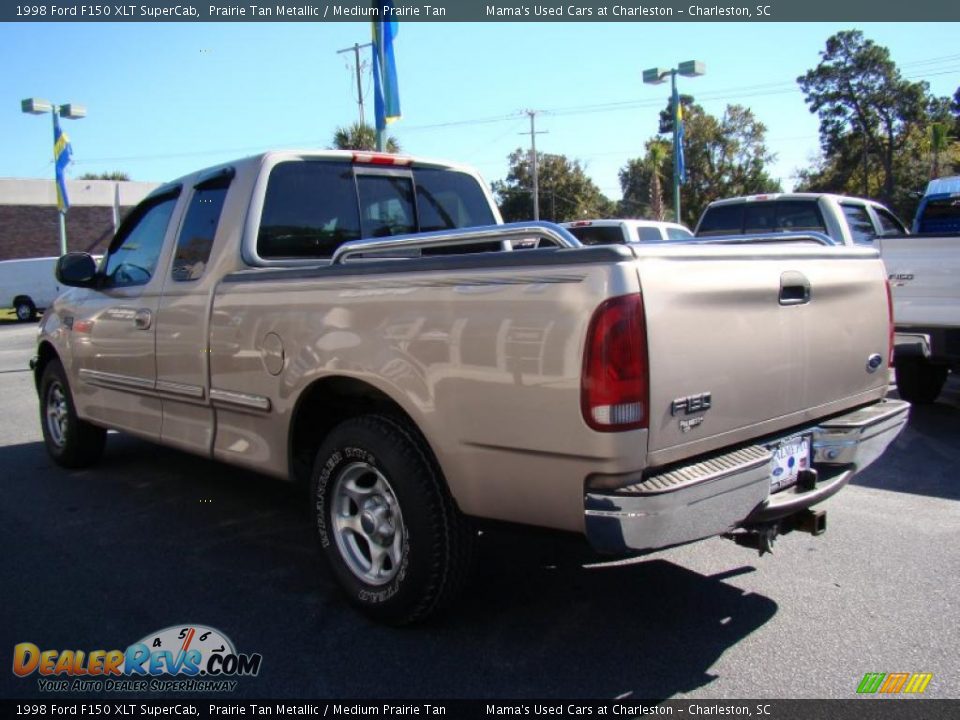 1998 Ford F150 XLT SuperCab Prairie Tan Metallic / Medium Prairie Tan Photo #6