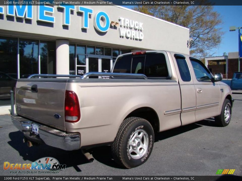 1998 Ford F150 XLT SuperCab Prairie Tan Metallic / Medium Prairie Tan Photo #8